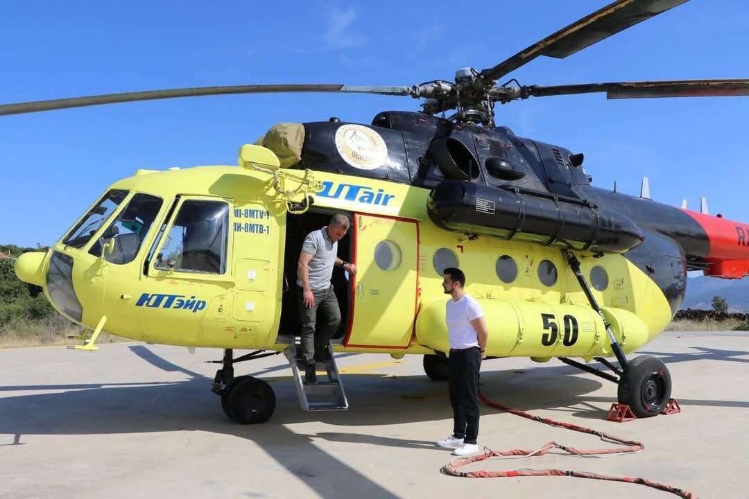 Yatağan’daki Yangın Söndürme Helikopteri Göreve Hazır 4